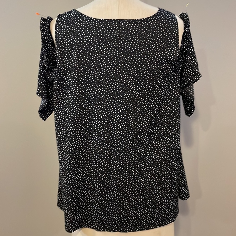 Lauren Conrad split sleeve polka dot blouse - Picture 5 of 7